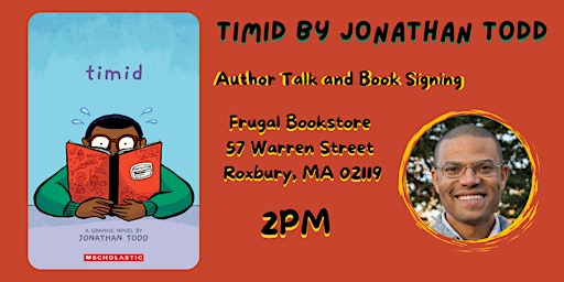 Primaire afbeelding van Timid By Jonathan Todd - Author Event