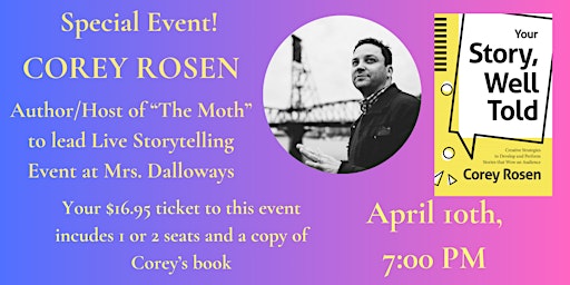 Immagine principale di Corey Rosen Leads A Dynamic Storytelling And Improvisation Workshop 