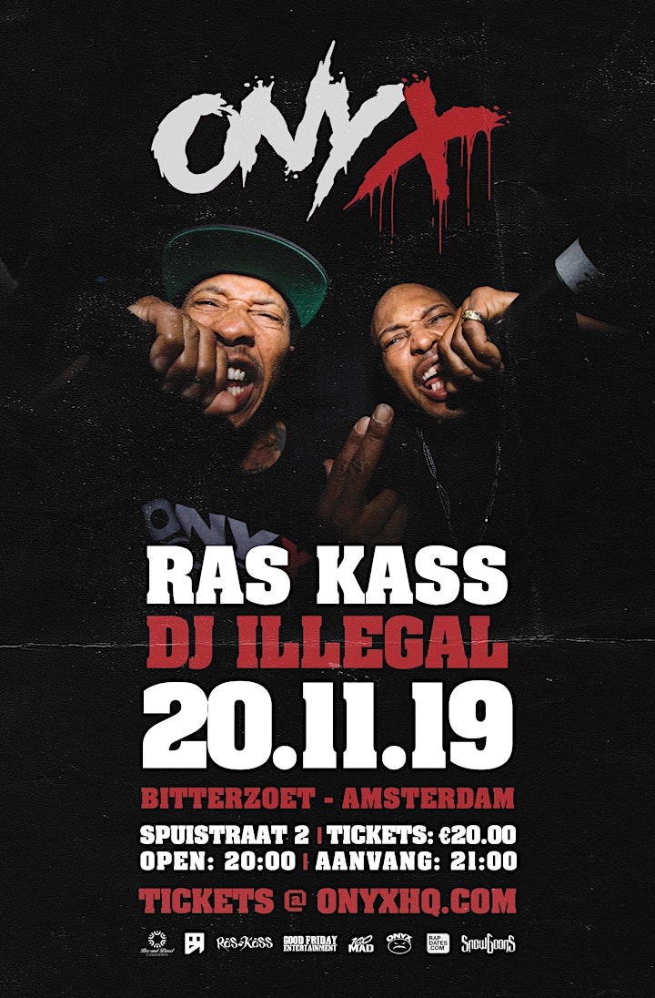 ONYX & Ras Kass Live in Amsterdam image