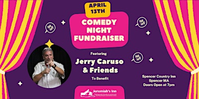 Primaire afbeelding van Comedy Night Fundraiser with Jerry Caruso & Friends