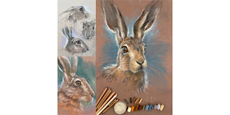 Zoom Pastel Workshop, 'Wild Hares'