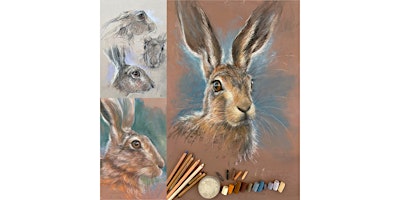 Zoom Pastel Workshop, 'Wild Hares' primary image