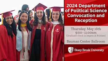 2024 Department of Political Science Convocation and Reception primary image