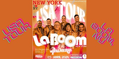 Primaire afbeelding van USA Tour LOS PALMERAS 50 Aniversario- LA BOOM New York!