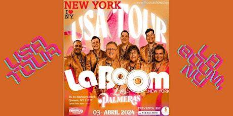 USA Tour LOS PALMERAS 50 Aniversario- LA BOOM New York!