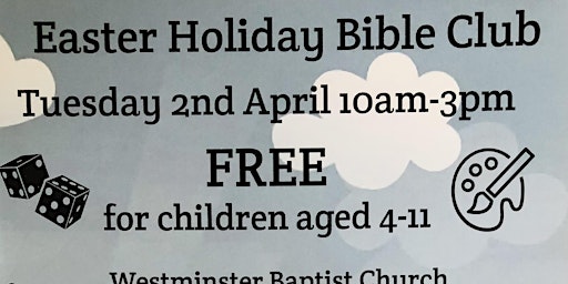 Primaire afbeelding van Easter Holiday Bible Club