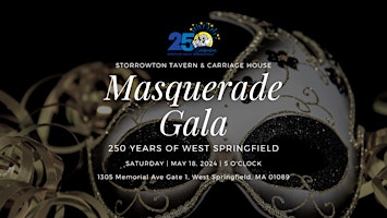 250th Anniversary Masquerade Gala primary image