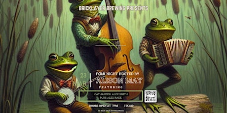 BRICKLAYER BREWING PRESENTS AN EVENING OF FOLK HOSTED BY ALISON MAY primary image