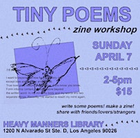 Tiny Poems Workshop (4/7) primary image