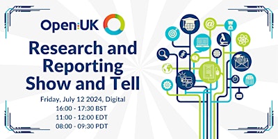 Hauptbild für OpenUK Research and Reporting Show and Tell July 2024