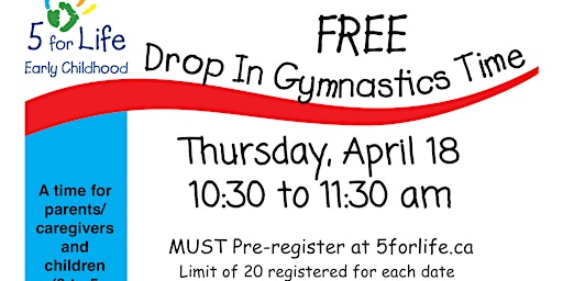 5 For Life- Drop in Gymnastics! primary image