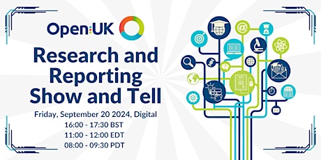 Image principale de OpenUK Research and Reporting Show and Tell September 2024