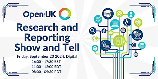 Hauptbild für OpenUK Research and Reporting Show and Tell September 2024