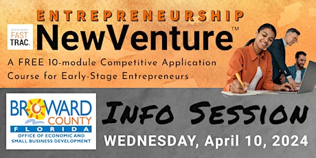 Info Session: 2024 Kauffman NewVenture™ Entrepreneurship Program  primärbild