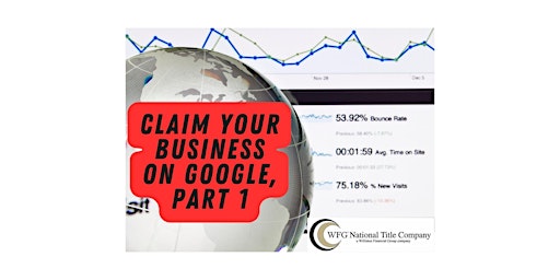 Imagem principal do evento Google Business Part 1:  Claim Your Business on Google