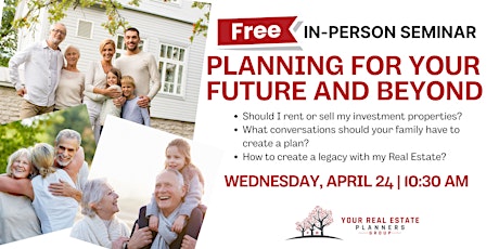 Planning For Your Future and Beyond (LUNCH AND LEARN)