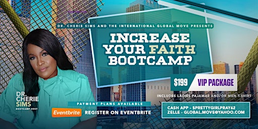 Hauptbild für Increase Your Faith Bootcamp