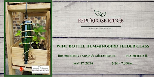 Immagine principale di Wine Bottle Hummingbird Feeder Class 