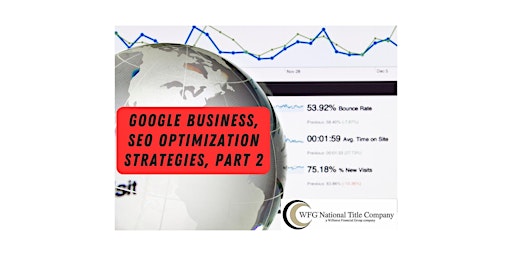 Imagem principal do evento Google Business Part 2 - SEO Optimization Strategies