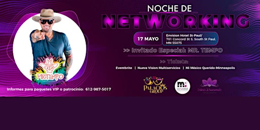 Primaire afbeelding van NOCHE DE NETWORKING CON MR. TEMPO EN MINNESOTA