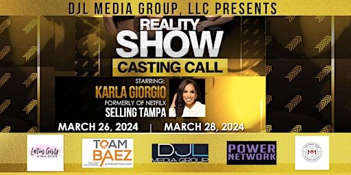 Image principale de Reality Show Casting Call  TAMPA  !!!