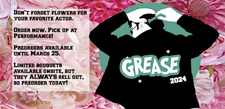 Imagen principal de GREASE Cast & Crew Flowers