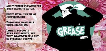 Hauptbild für GREASE Cast & Crew Flowers