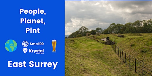 Immagine principale di East Surrey - People, Planet, Pint: Sustainability Meetup 