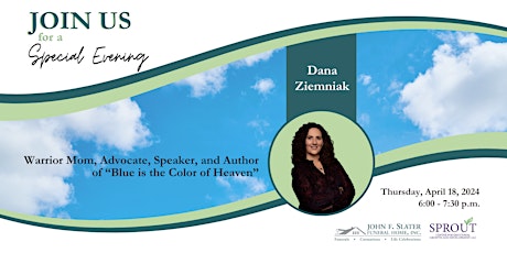 "Blue is the Color of Heaven" with Author Dana Ziemniak