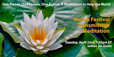 Wesak Festival Transmission Meditation talk with meditation primary image