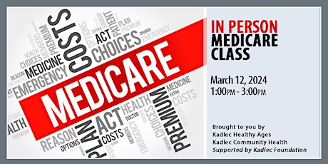 IN PERSON Medicare Class - March 12 primary image
