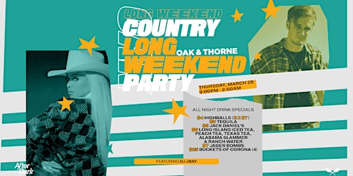 OAK COUNTRY LONG WEEKEND PARTY primary image