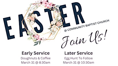 Easter at Community