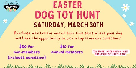 Easter Dog Toy Hunt