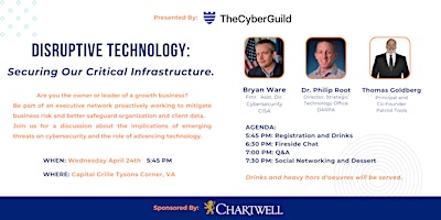 Disruptive Technology - Securing our Critical Infrastructure primary image