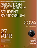 Primaire afbeelding van Abolition Geography Student Symposium