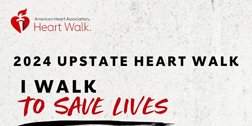 Imagem principal do evento 2024 Upstate Heart Walk