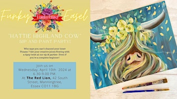 Imagem principal do evento The Funky Easel Sip & Paint Party