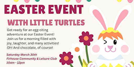 Primaire afbeelding van Little Turtles Easter Event