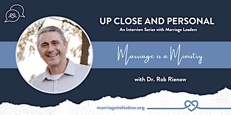 Marriage is a Ministry with Dr. Rob Rienow