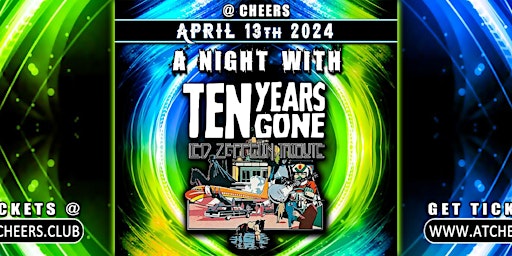 Imagem principal de A Night with Ten Years Gone A Tribute To Led Zeppelin @ Cheers