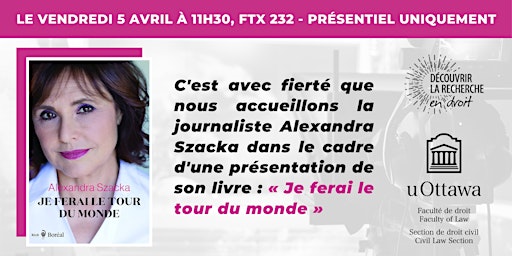 Primaire afbeelding van Je ferai le tour du monde, par Alexandra Szacka