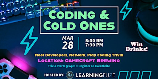 Imagem principal do evento Coding & Cold One's (3/28/24)