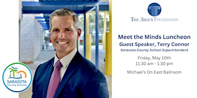 Meet the Minds Luncheon with Sarasota School Superintendent, Terry Connor primary image