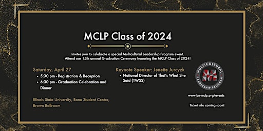 Imagem principal do evento MCLP Class of 2024 Graduation