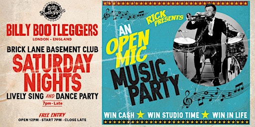 Imagen principal de BILLY'S BASEMENT CLUB - Open Mic Music Party