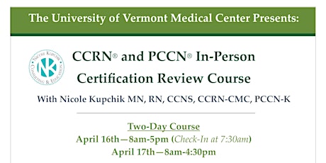 PCCN/CCRN Review Course with Nicole Kupchik