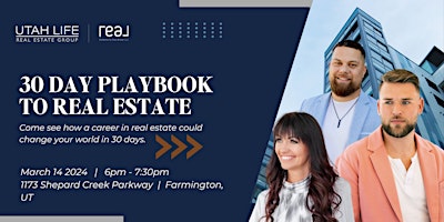 Hauptbild für 30 Day Playbook to a Real Estate Career