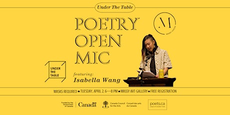 Under the Table: Poetry Open Mic (April 2024)