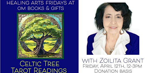 Imagem principal do evento Celtic Tree Tarot Card Readings with Zoilita Grant